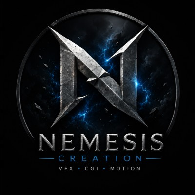 Nemesis Creations — cinematic VFX studio logo